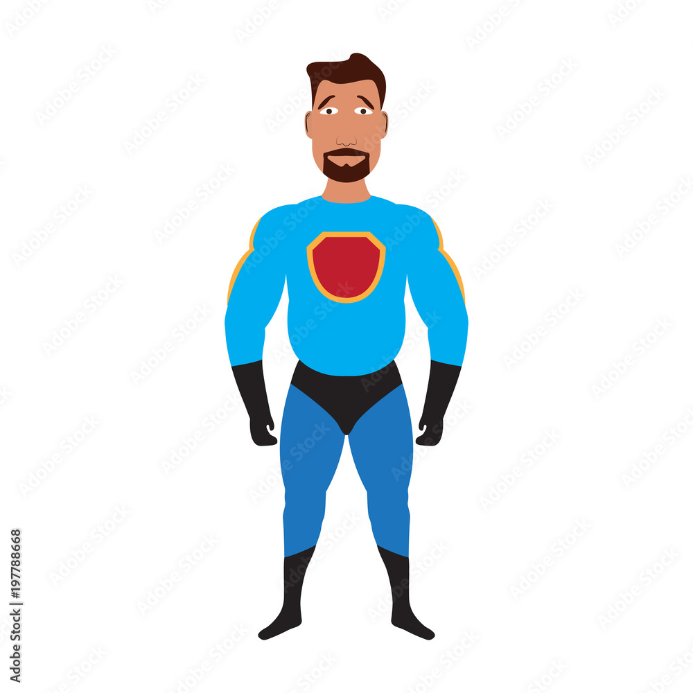 Male superhero cartoon character Male superhero cartoon character