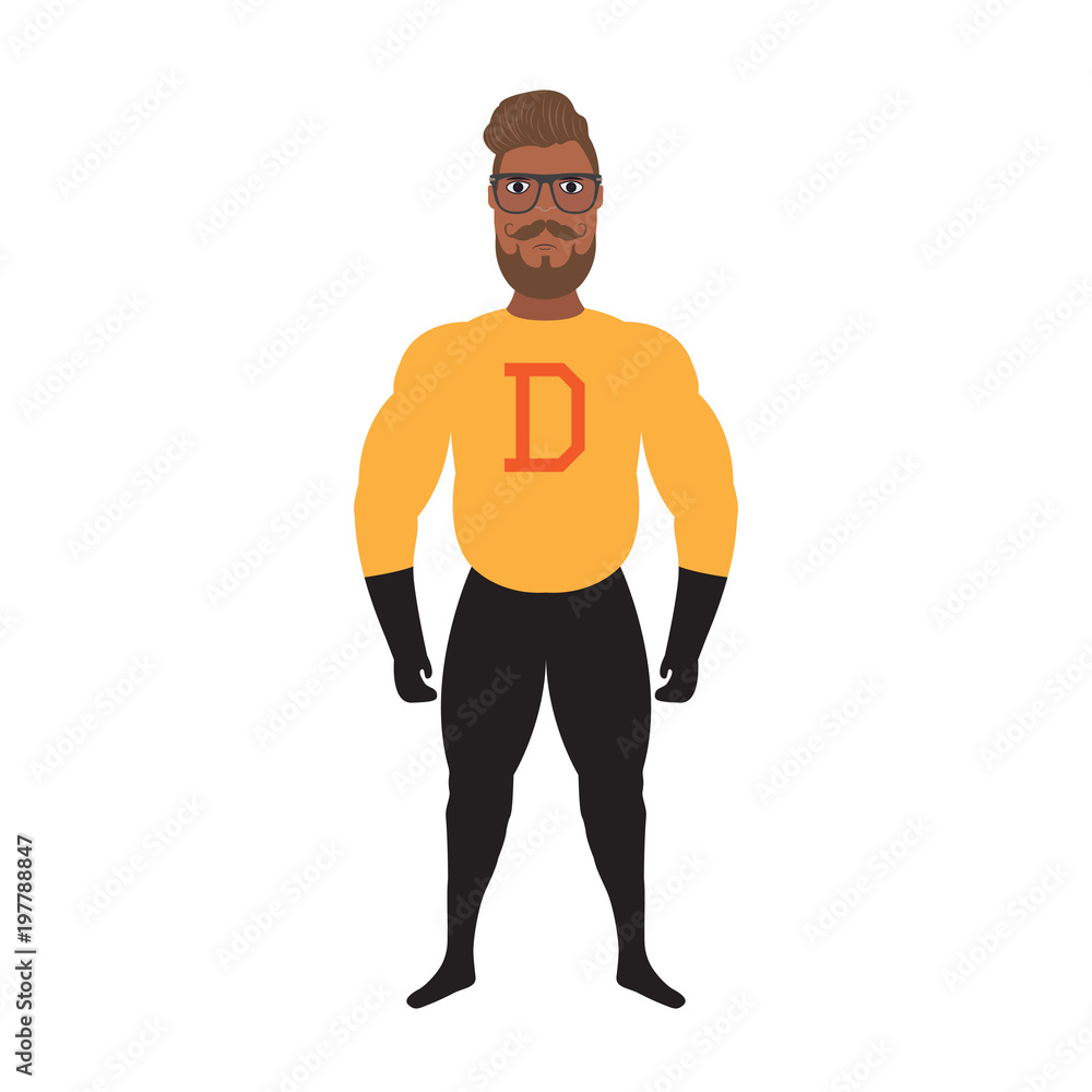 Male superhero cartoon character Male superhero cartoon character