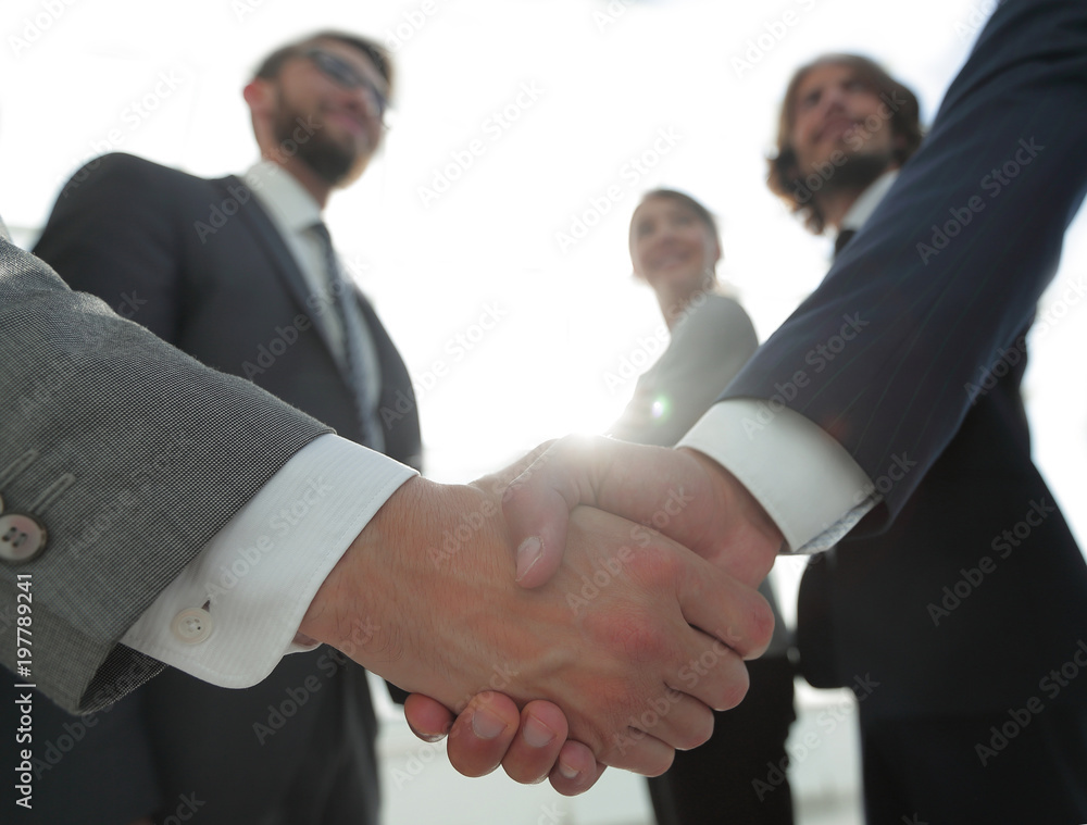business concept handshake business people
