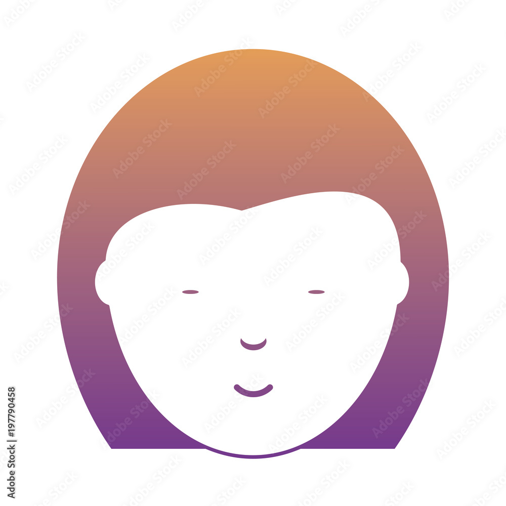 cartoon chinese girl face icon icon over white background, colorful design. vector illustration cartoon chinese girl face icon icon over white background, colorful design. vector illustration