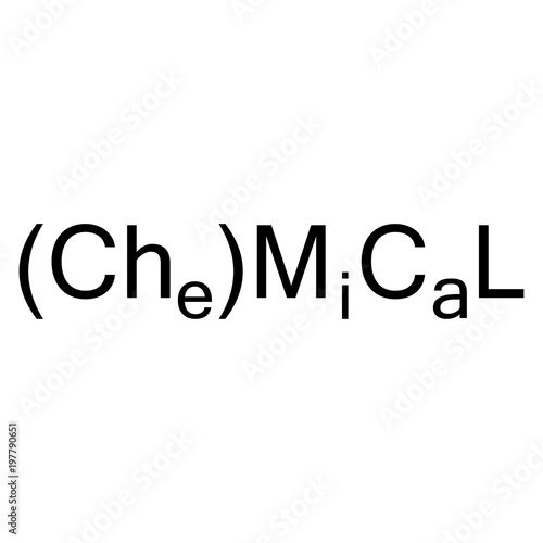 Logotipo Chemical en color negro