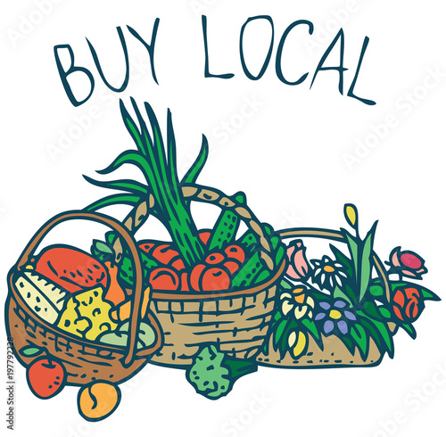 Buy Local. Farmers Market Purchases