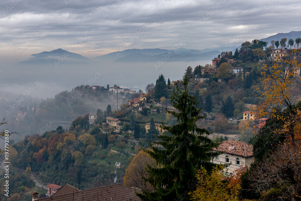Fototapeta premium Fog In The Valley