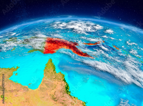 Papua New Guinea on Earth