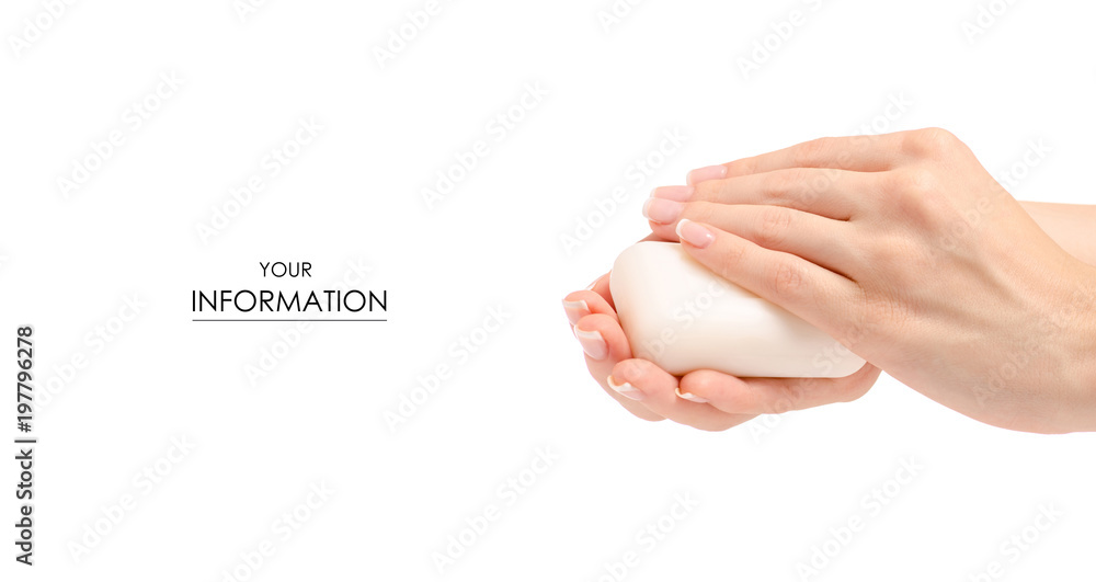 Soap in hand pattern Soap in hand pattern