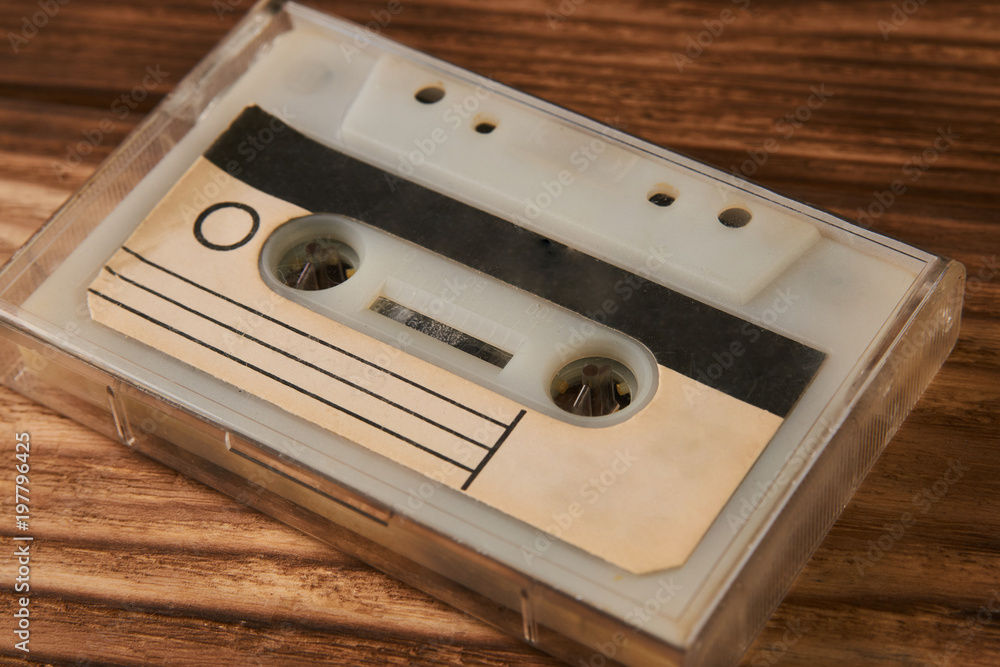 Cassette Storage Box Magnetic Tape Case Transparent Cassette Box