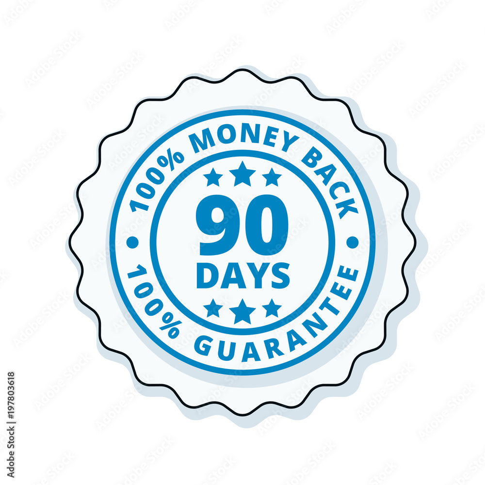 90 Days Money Back illustration 90 Days Money Back illustration