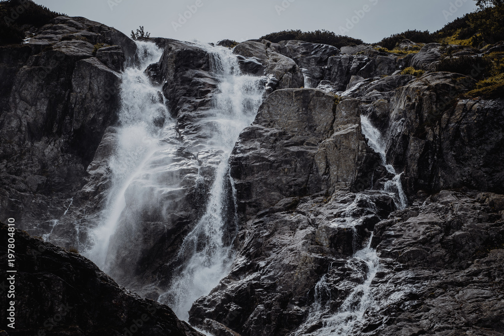 Siklawa, the biggest polish waterfall