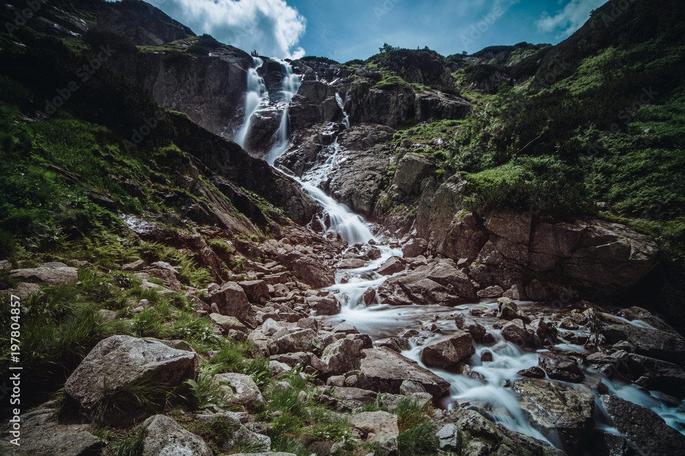 Siklawa, the biggest polish waterfall