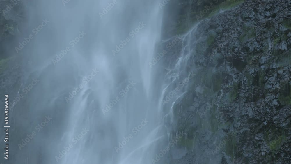 Close up view of a waterfall Close up view of a waterfall