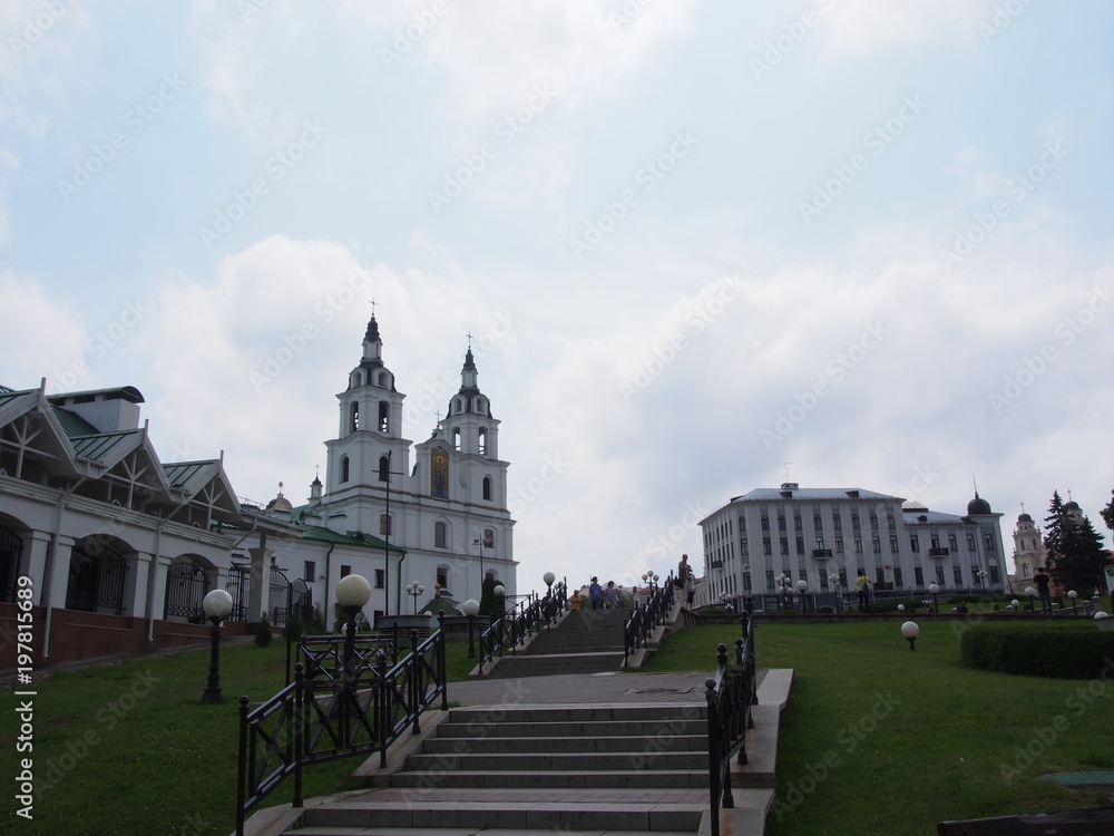 Fototapeta premium Streets of Minsk