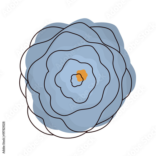 moved color beauty rose with nature petals decoration