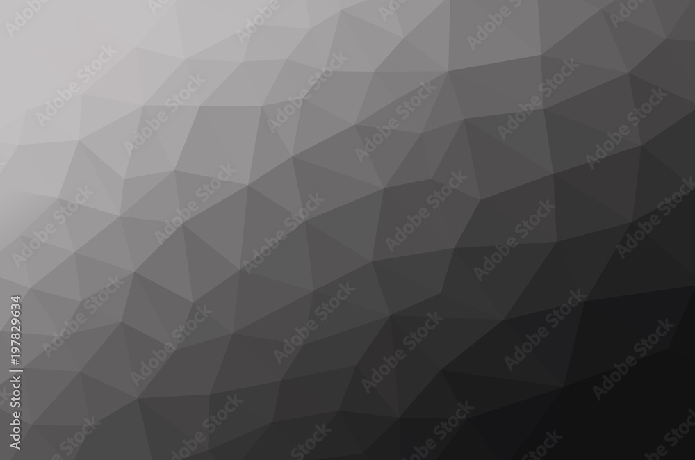 White and black of low poly background White and black of low poly background