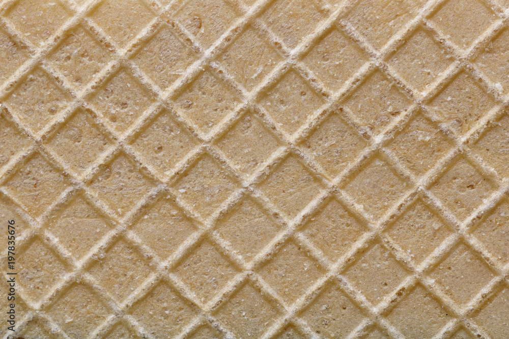Fototapeta premium Wafer texture. Large cells.