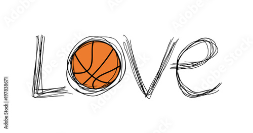 Love basket symbol