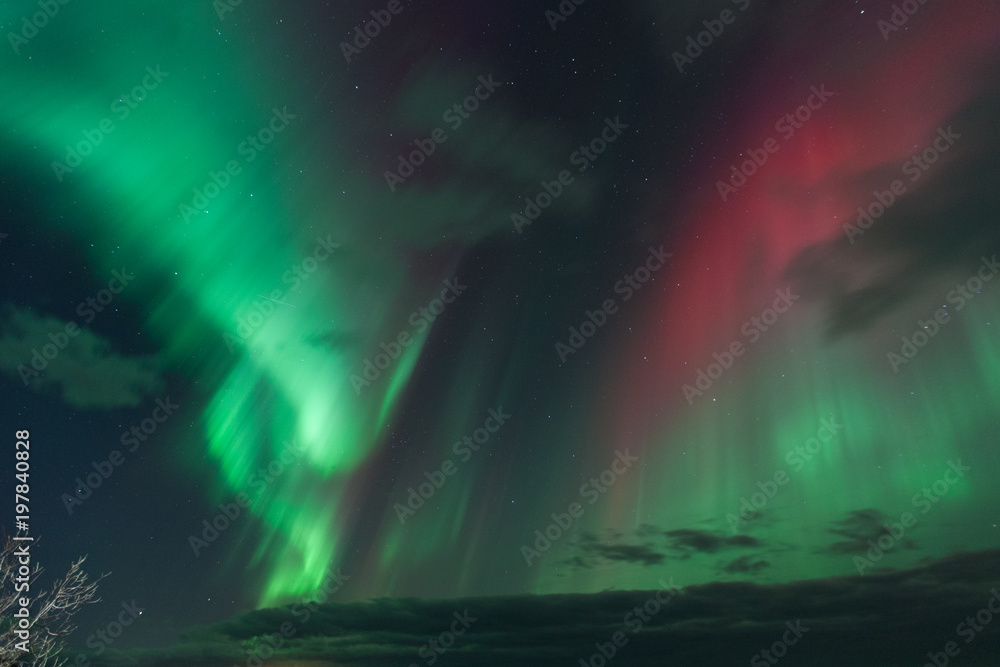 Aurora boreale in Islanda