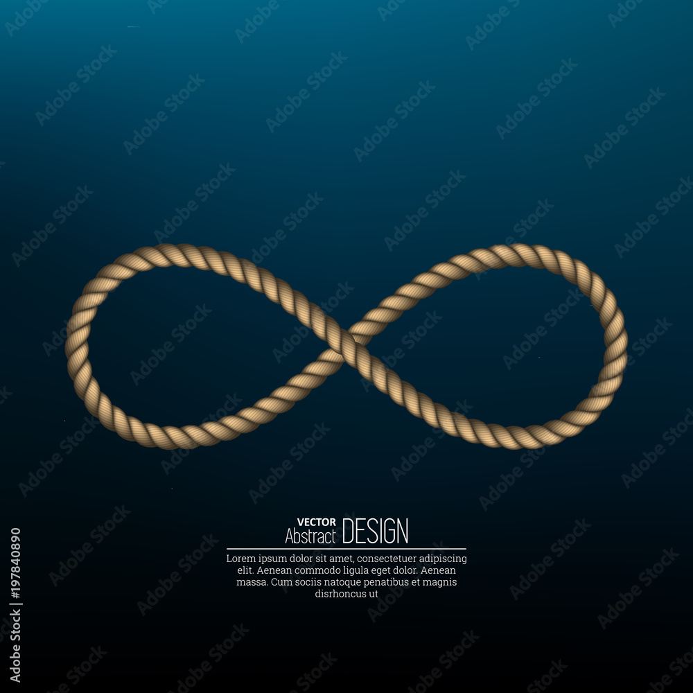 Symbol infinity twisted
