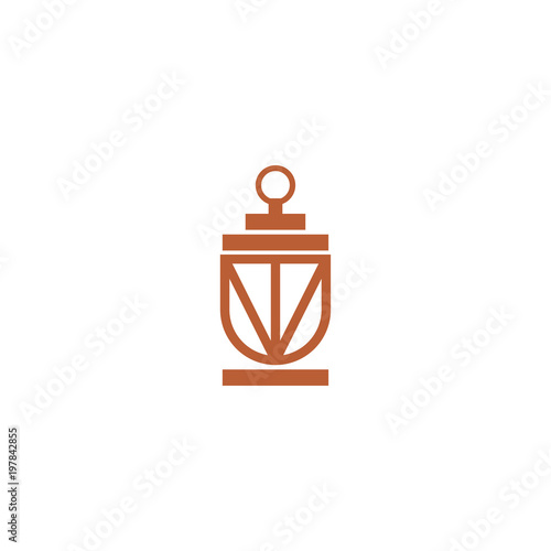 Fanoos lantern graphic design vector