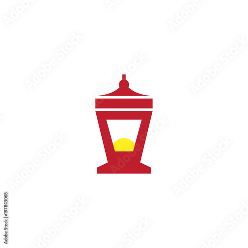 Fanoos lantern graphic design vector