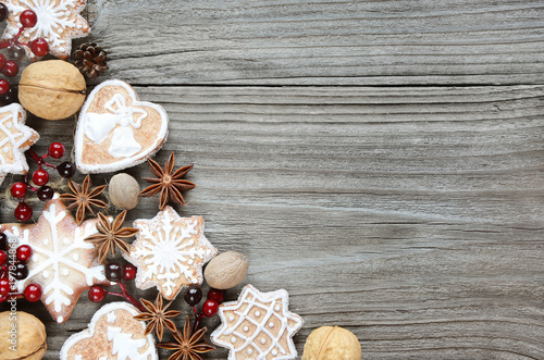 Christmas background with c...