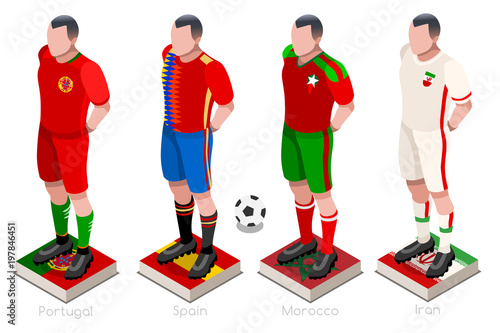 Russia 2018 World Cup Group B Jersey Set
