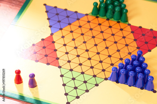 Wallpaper Mural colorful play figures on board Torontodigital.ca