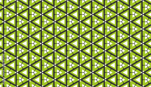 Retro geometric pattern in repeat. Fabric print. Seamless background  mosaic ornament  vintage style. 