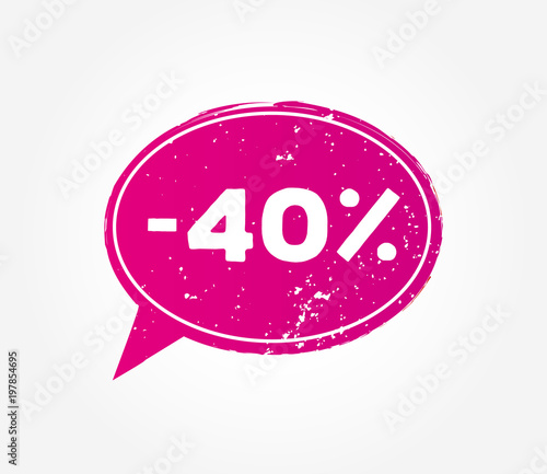 40 discount sale pink