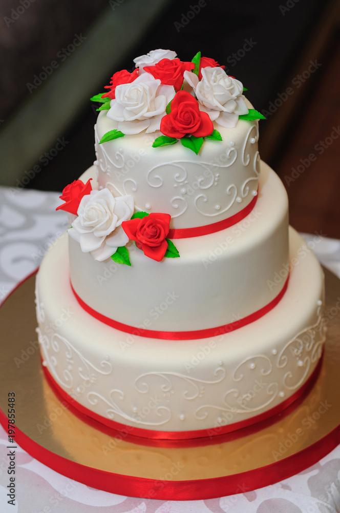 decorated table with sweets, chocolate, cream, juice, compote, jelly, condensed milk, cake, bise, sweets at a wedding party decorated table with sweets, chocolate, cream, juice, compote, jelly, condensed milk, cake, bise, sweets at a wedding party