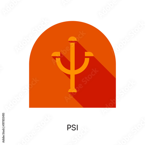 psi logo isolated on white background for your web, mobile and app design
