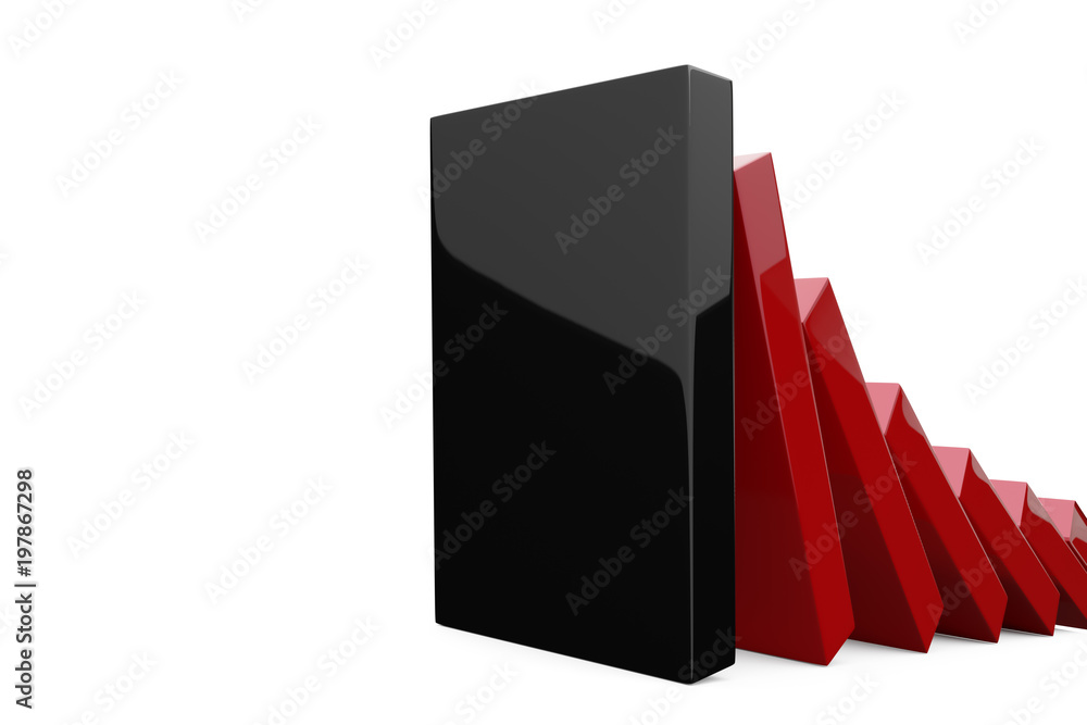 ドミノ倒し Stock イラスト Adobe Stock