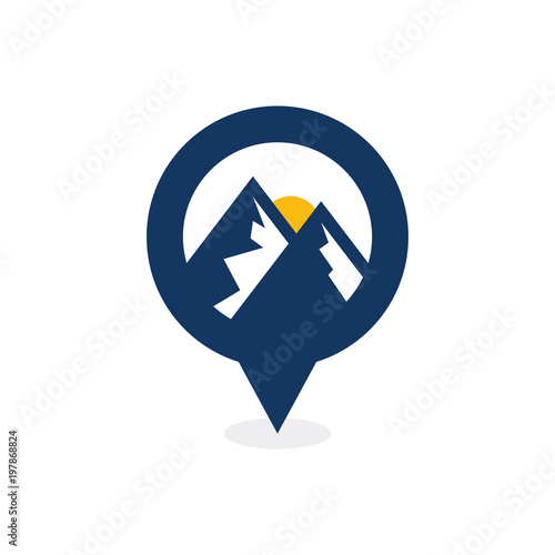 Mountain Point Logo Icon Design Free Download Mountain Point Logo Icon Design - GFXLoad