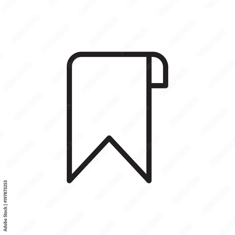 bookmark outlined vector icon. Modern simple isolated sign. Pixel perfect vector illustration for logo, website, mobile app and other designs bookmark outlined vector icon. Modern simple isolated sign. Pixel perfect vector illustration for logo, website, mobile app and other designs