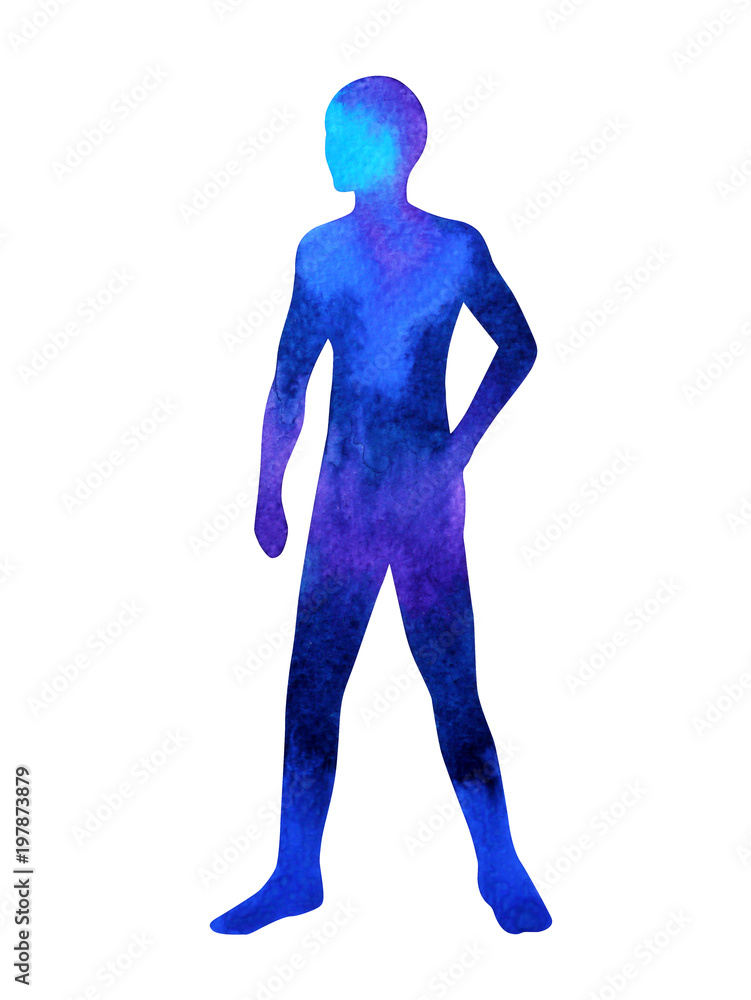 human standing akimbo arm pose, abstract body watercolor painting hand drawing human standing akimbo arm pose, abstract body watercolor painting hand drawing