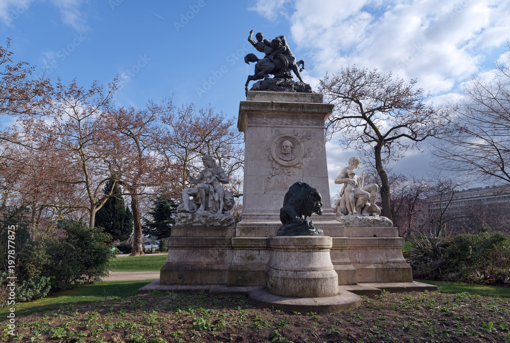 Obraz premium Vert Galant garden in Paris