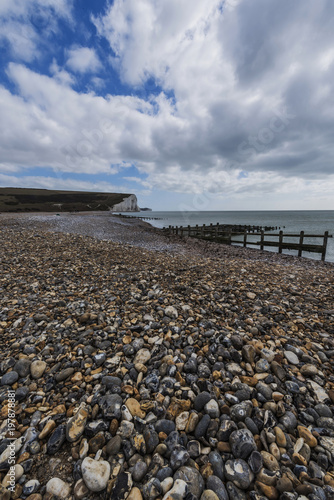 Seven Sisters Chalk Cliffs, South Downs National Park, Sussex, England, UK © Tony Martin Long