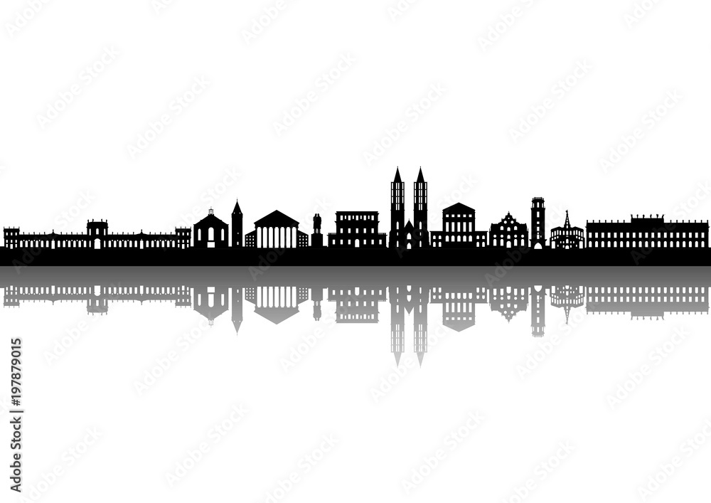 Obraz premium Kassel, Spiegelung