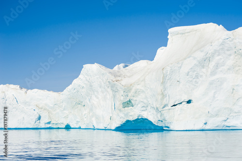 Big icebergs in western Greenland