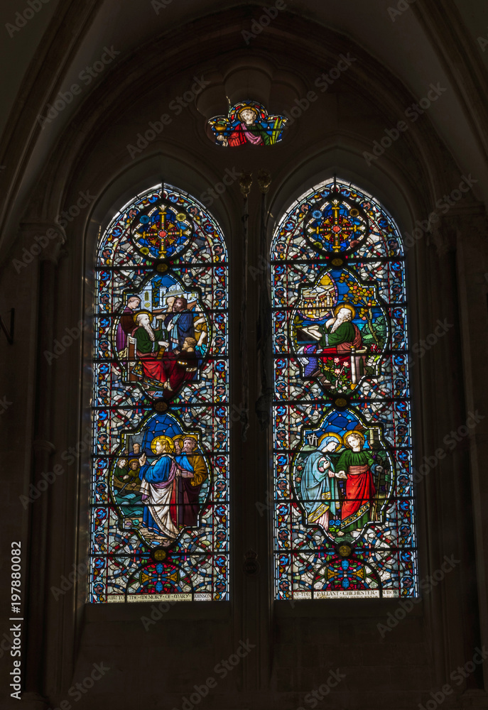 Chichester Cathedral, Sussex, England, UK ( Stained Glass). Chichester Cathedral, Sussex, England, UK ( Stained Glass).