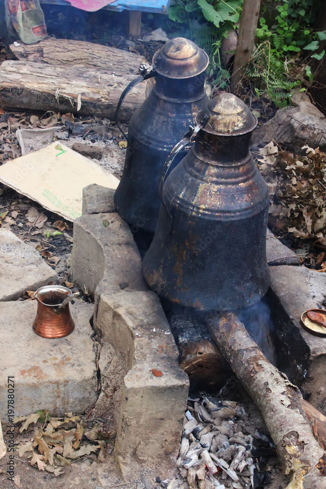 copper articles. old copper concept. copper articles. old copper concept.