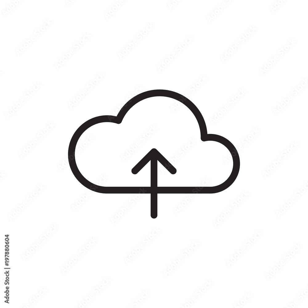 upload to cloud outlined vector icon. Modern simple isolated sign. Pixel perfect vector illustration for logo, website, mobile app and other designs upload to cloud outlined vector icon. Modern simple isolated sign. Pixel perfect vector illustration for logo, website, mobile app and other designs