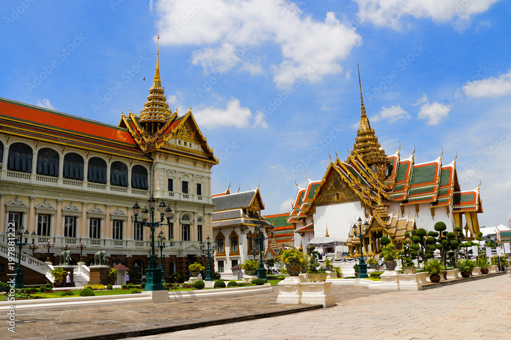 Fototapeta premium Grand Palace Bangkok Tourist Attraction Thailand