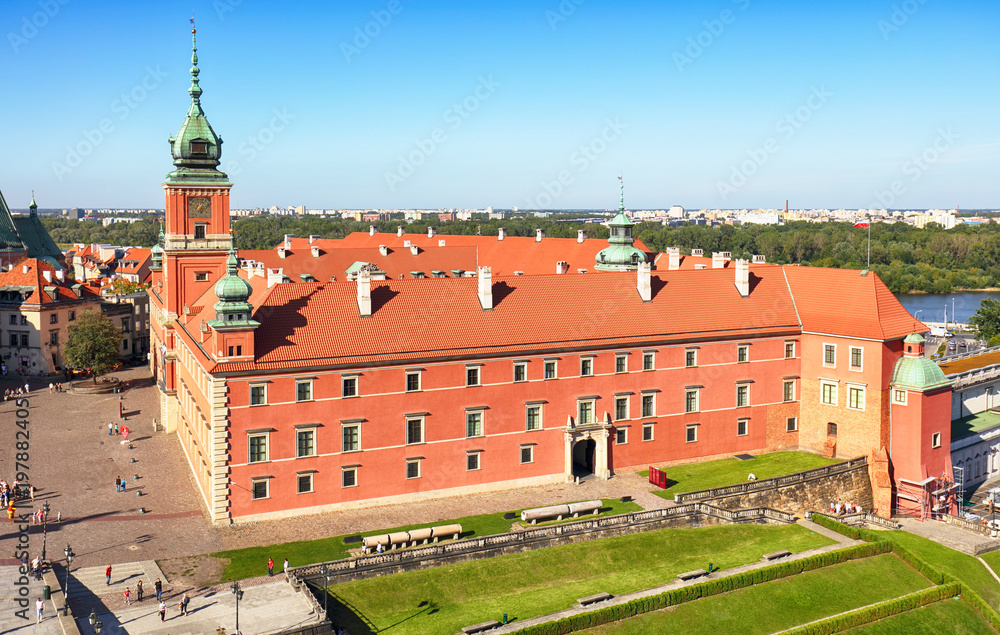 Obraz premium Polska, miasto Warszawa