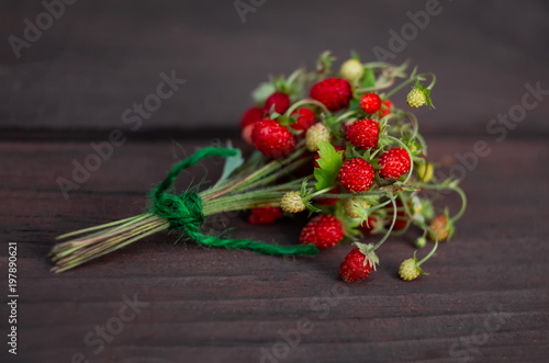 bouquet of fragrant strawberries