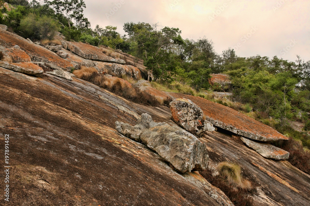 The picturesque rock formations of the Matopos National Park, Zimbabwe The picturesque rock formations of the Matopos National Park, Zimbabwe