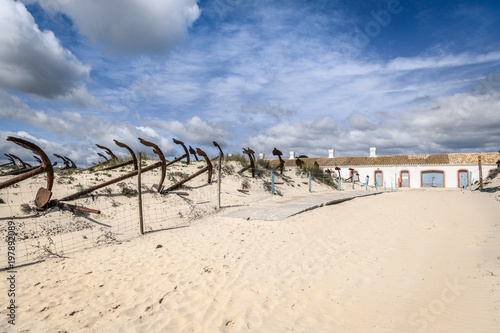 Fototapeta Naklejka Na Ścianę i Meble -  Barril Beach Portugal