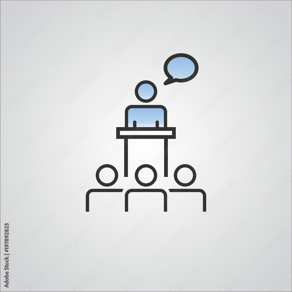 presentation icon vector presentation icon vector