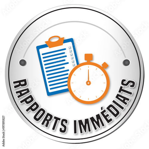 Icône immobilier - rapports immédiats