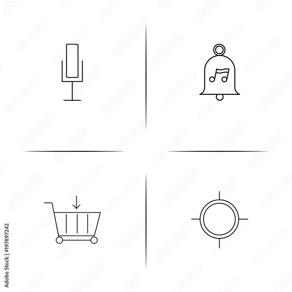 Lifestyle simple linear icons set. Outlined vector icons Lifestyle simple linear icons set. Outlined vector icons