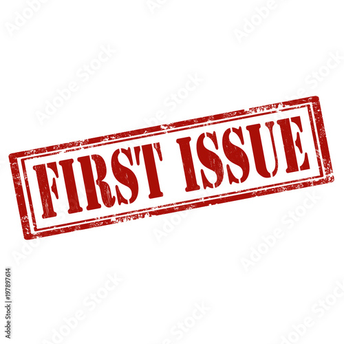 First Issue-stamp
